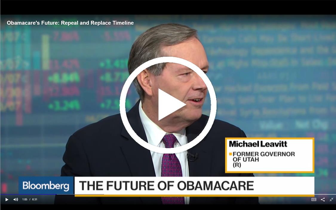 Michael Leavitt on Bloomberg