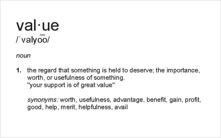 valuable-meaning