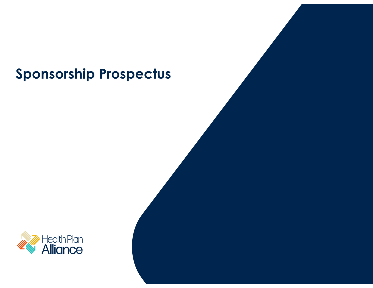 Sponsorship Guide Pamphlet